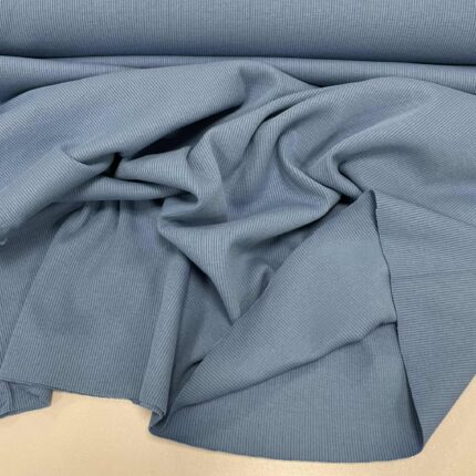 Plonesnis rib trikotažas Blue