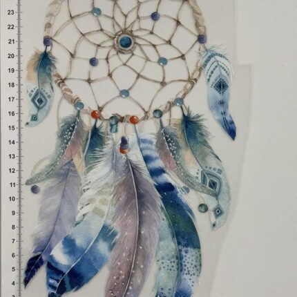 Termoaplikacija Žydra sapnų gaudyklė, didelė