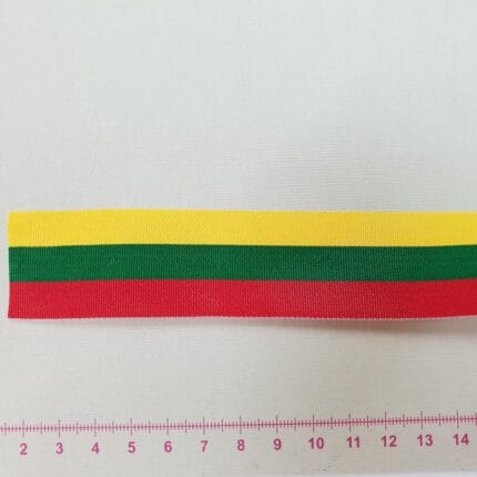 Dekoratyvinė juostelė "Trispalvė", 30 mm — siuvimo juostelė | Trys Pelėdos