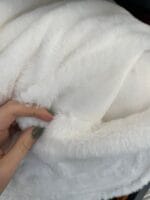 Dirbtinis kailis Baltas — Dirbtinis kailis, teddy | Trys Pelėdos