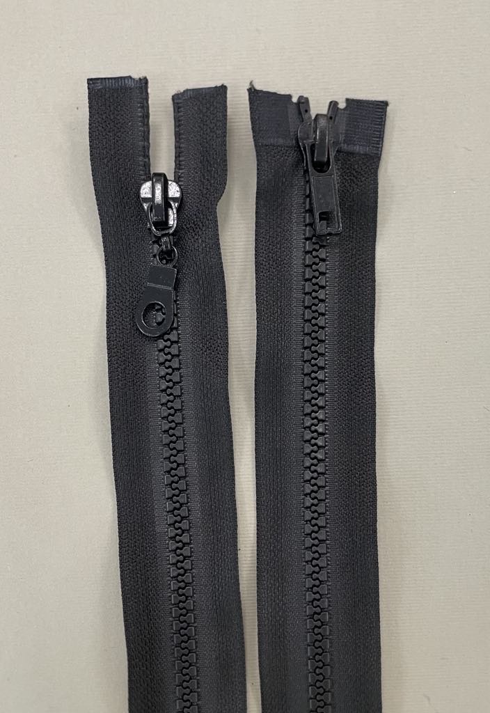 Dvipusis užtrauktukas "Juodas", 85 cm Dvipusis užtrauktukas "Juodas", 80 cm — siuvimo užtrauktukai | Trys Pelėdos