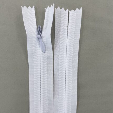 Paslėptas užtrauktukas "Baltas", 50 cm