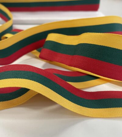 Dekoratyvinė juostelė, Trispalvė 30 mm