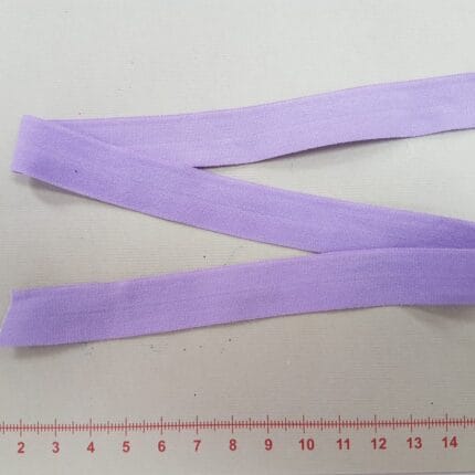 Elastinė kantavimo juostelė 16 mm, alyvinė — siuvimo juostelė | Trys Pelėdos
