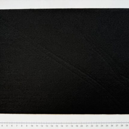 Dirbtinio veltinio (filco) lakštas, juodas — 1 mm | Trys Pelėdos