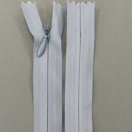 Paslėptas užtrauktukas "Sidabrinis", 25 cm