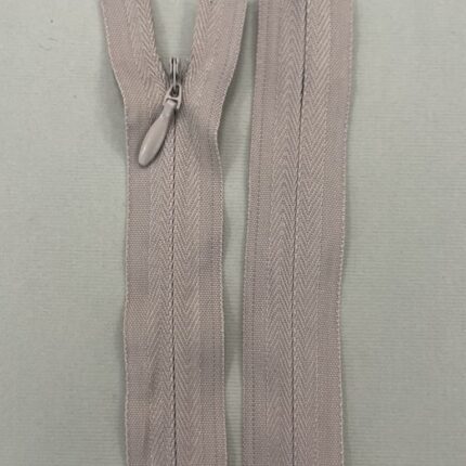 Paslėptas užtrauktukas "Šviesiai rudas", 22 cm