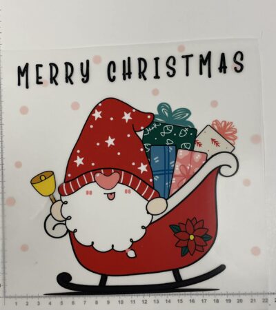 Termoaplikacija Kalėdų Senelis rogėse