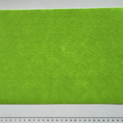 Dirbtinio veltinio (filco) lakštas, salotinis — 1 mm | Trys Pelėdos
