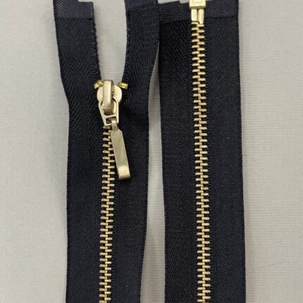 Metalinis išsegamas užtrauktukas "Juodas", 65 cm