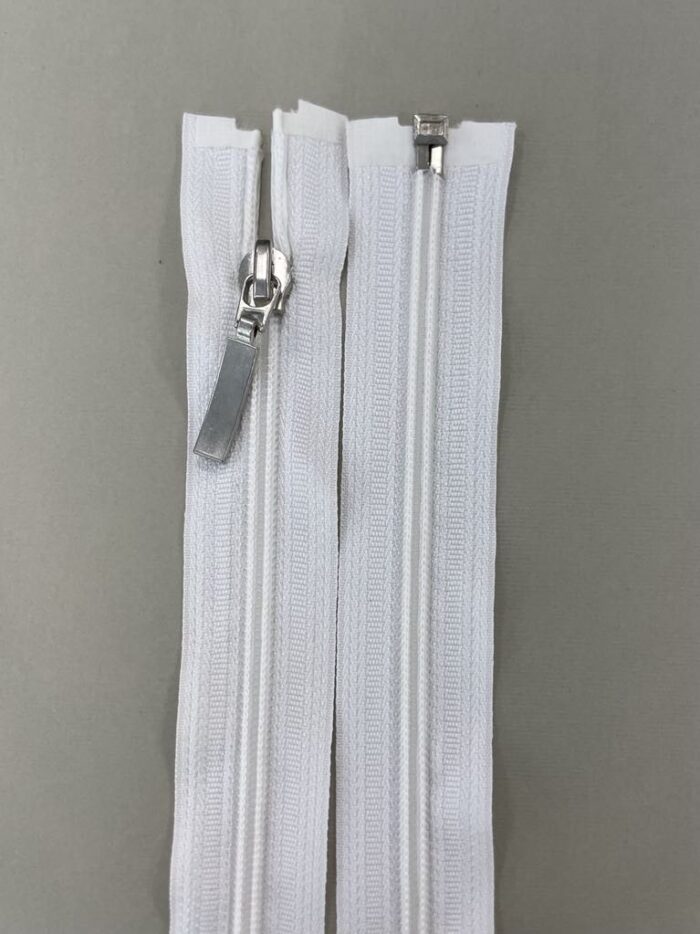 Spiralinis išsegamas užtrauktukas "Baltas", 65 cm