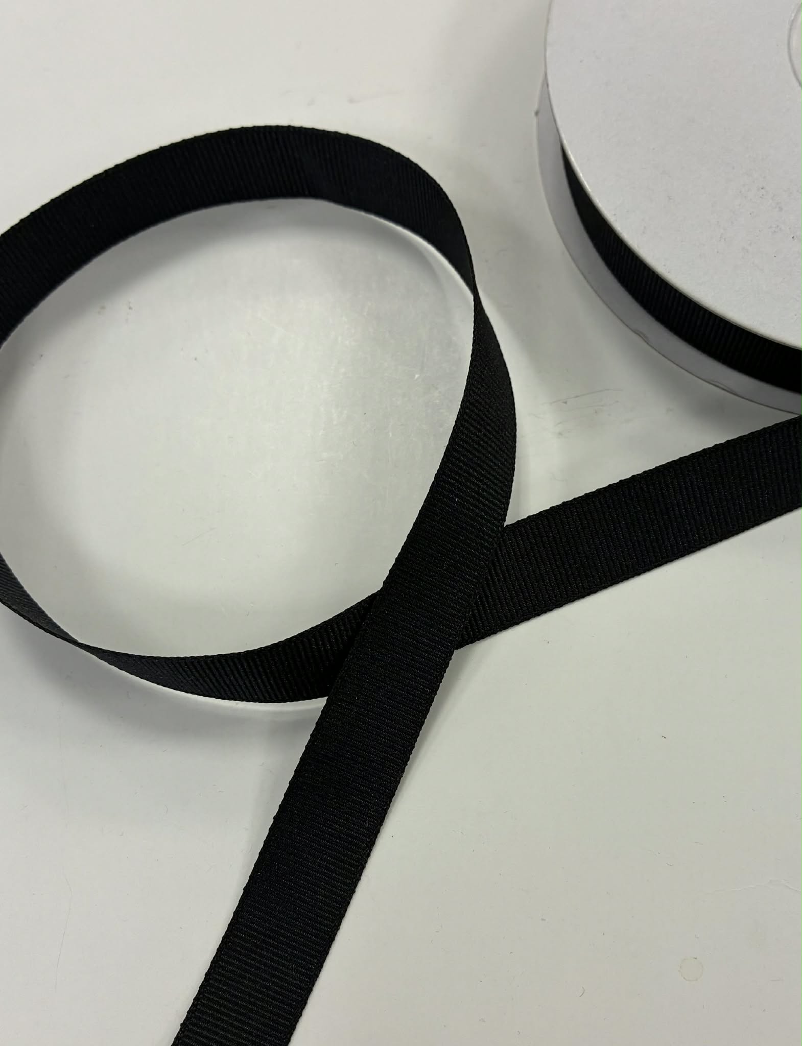Grosgrain juostelė 15 mm,juoda Grosgrain juostelė 15 mm,juoda