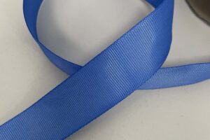 Juostelė 25mm: Grosgrain juostelė 25mm, mėlyna