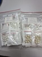 Įpresuojami perliukai, 12 mm, 10vnt., balti — Įpresuojami perliukai ir jų įstatymo prietaisai | Trys Pelėdos