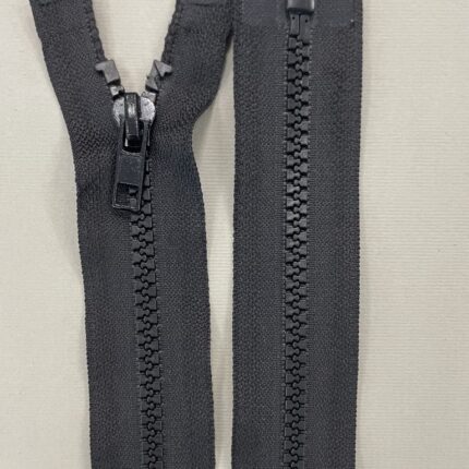 Išsegamas užtrauktukas "Juodas", 90 cm — siuvimo užtrauktukai | Trys Pelėdos