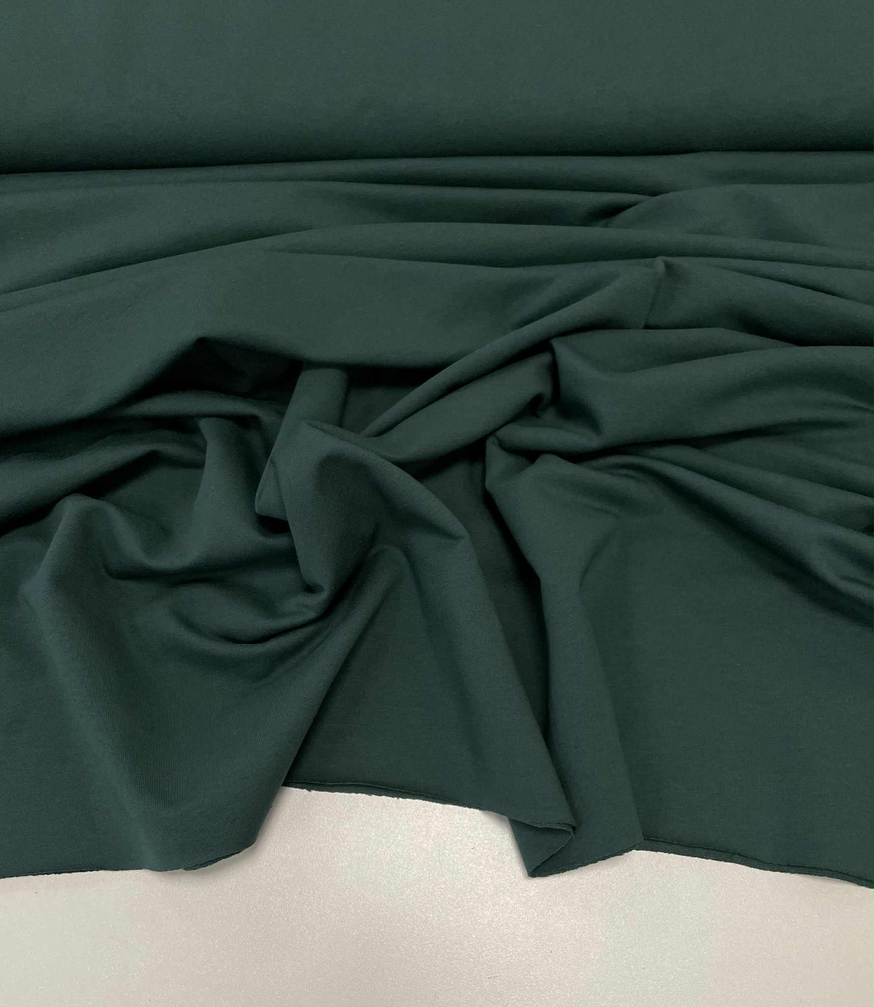 Kilpinis trikotažas Forest green, 250 g/m2 — trikotažas | Trys Pelėdos