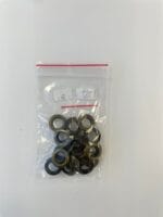 Kniedės 12mm, bronzos spalvos — Žiedeliai/kniedės ir įrankiai jiems įstatyti | Trys Pelėdos