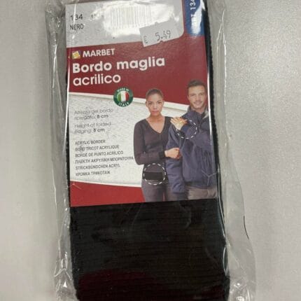 RIB paruoštukai: Megztas rib, juosmeniui, juodas