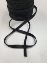Metalizuota guma 10 mm, juoda — guma | Trys Pelėdos