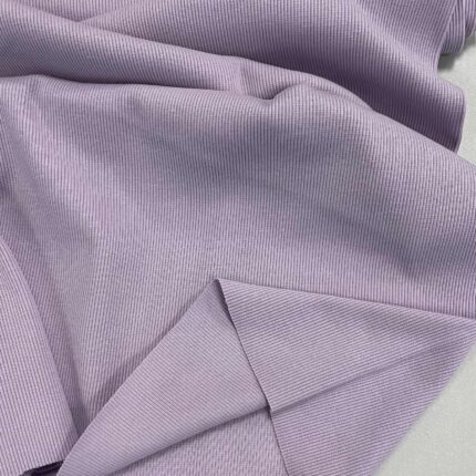 Plonesnis rib trikotažas Lilac