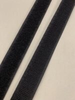 Prisiuvama Velcro (kontaktinė) juosta, Juoda, 20 mm — Velcro juosta | Trys Pelėdos