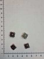 Prisiuvamas magnetinis užsegimas nikelio spalvos, 10 mm — Prisiuvamos spaudės | Trys Pelėdos