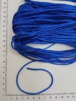 Satino virvelė Karališka mėlyna, 2mm — virvelė | Trys Pelėdos
