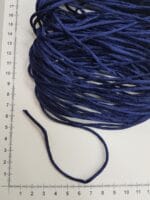 Satino 2,0 mm: Satino virvelė Tamsiai mėlyna, 2mm