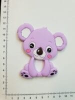 Silikoninis kramtukas Alyvinė Koala — Čiulptuko laikiklių detalės | Trys Pelėdos