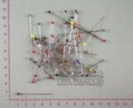 Smeigtukai su spalvotom galvutėm 0,65 X 44mm — Priedai Siuvimui | Trys Pelėdos