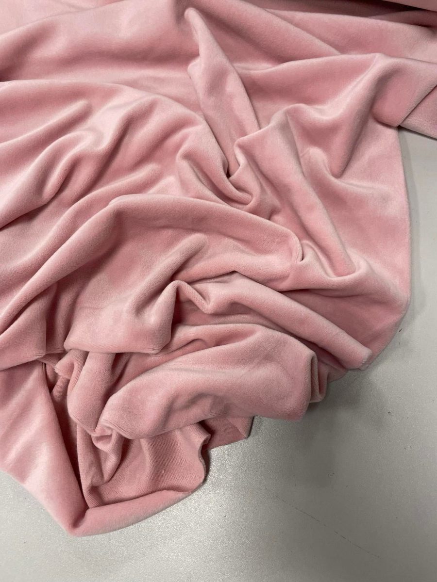 Soft veliūras Šviesi rožinė- 30% NUOLAIDA — veliūras | Trys Pelėdos