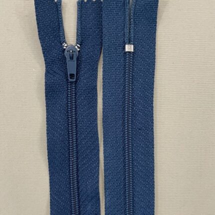 Spiralinis fiksuojamas užtrauktukas "Mėlynas", 18 cm — siuvimo užtrauktukai | Trys Pelėdos
