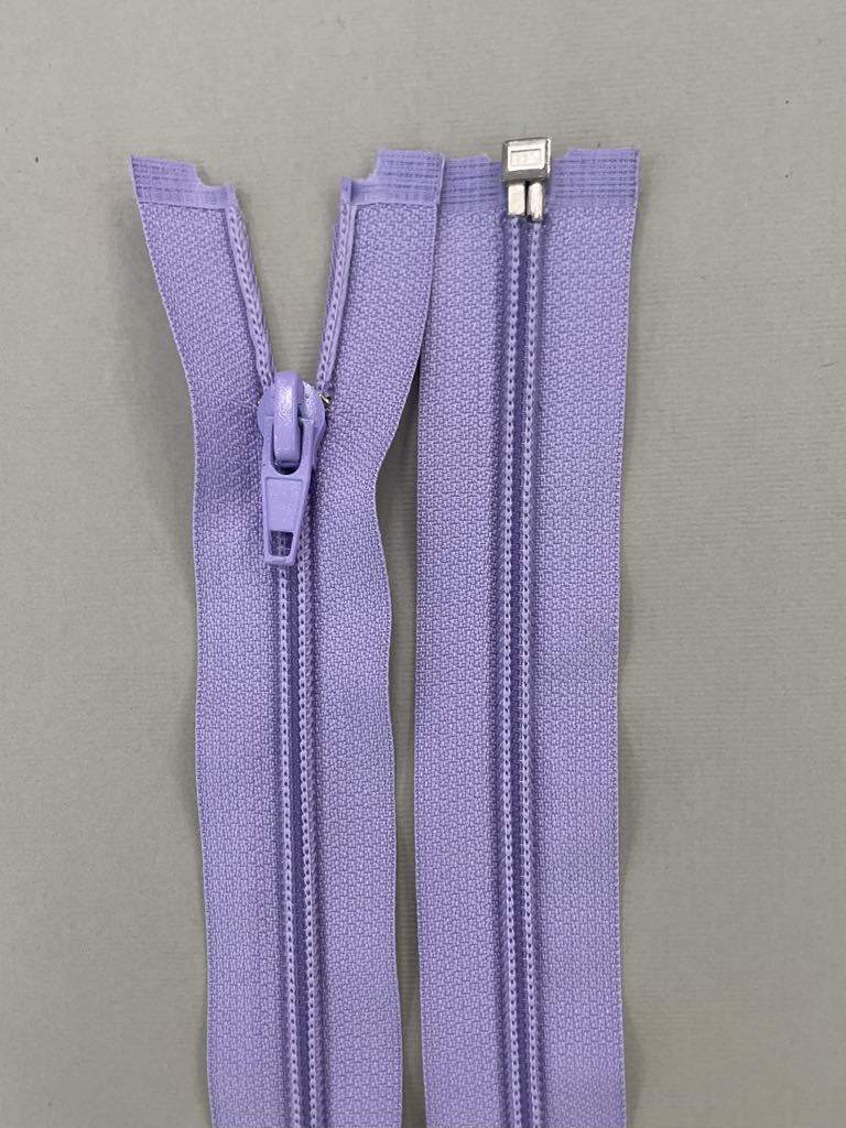 Spiralinis užtrauktukas "Alyvinė", 80 cm — siuvimo užtrauktukai | Trys Pelėdos