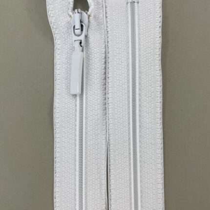 Spiralinis užtrauktukas "Baltas", 80 cm — siuvimo užtrauktukai | Trys Pelėdos