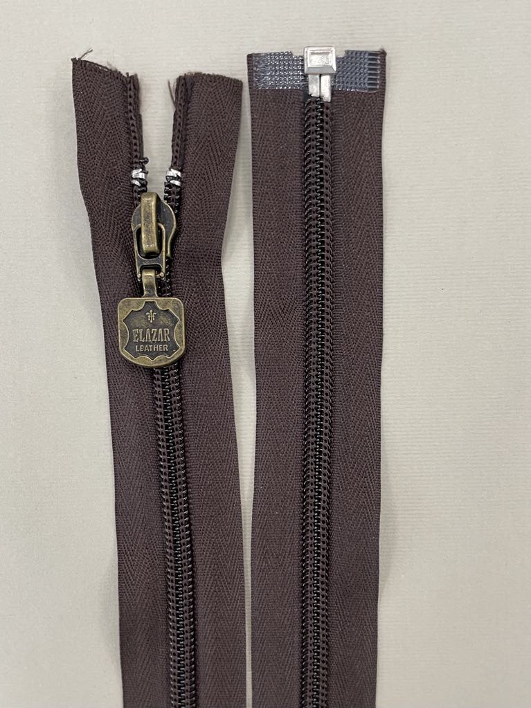 Spiralinis užtrauktukas "Rudas", 75 cm Spiralinis užtrauktukas "Rudas", 75 cm — siuvimo užtrauktukai | Trys Pelėdos