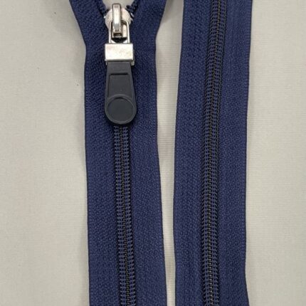 Spiralinis užtrauktukas "Tamsiai mėlynas", 80 cm — siuvimo užtrauktukai | Trys Pelėdos
