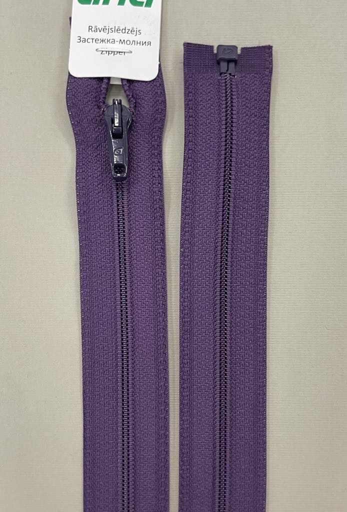 Spiralinis užtrauktukas "Violetinis", 70 cm Spiralinis užtrauktukas "Violetinis", 70 cm — siuvimo užtrauktukai | Trys Pelėdos