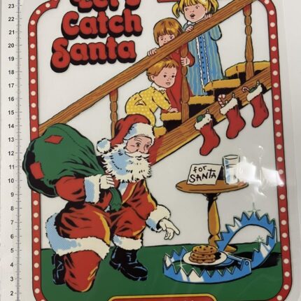 Termoaplikacija Lets Catch Santa, didelė — siuvimo aplikacijos | Trys Pelėdos