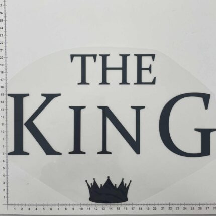 Termoaplikacija The King , didelė — siuvimo aplikacijos | Trys Pelėdos