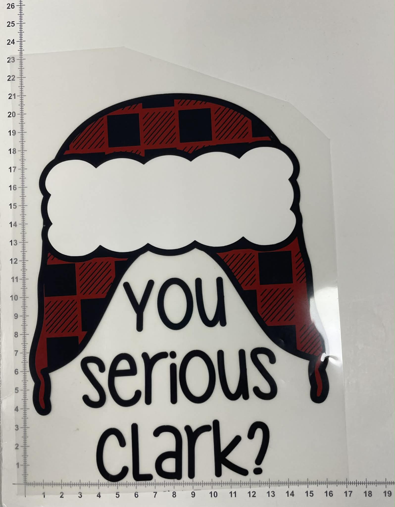 Termoaplikacija You serious,Clark Termoaplikacija You serious,Clark, didelė — siuvimo aplikacijos | Trys Pelėdos