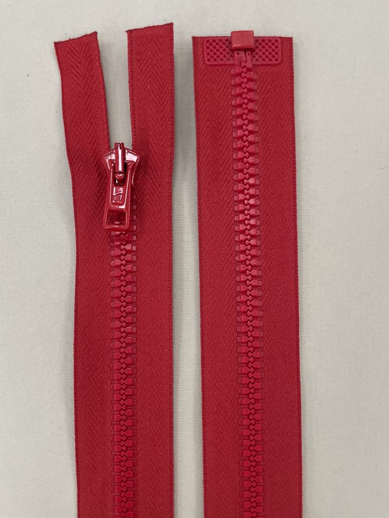Užtrauktukas "Raudonas", 75 cm — siuvimo užtrauktukai | Trys Pelėdos