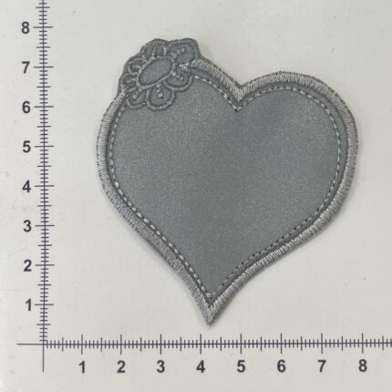 Prisiuvama Termoaplikacija Atšvaitinis Širdelė