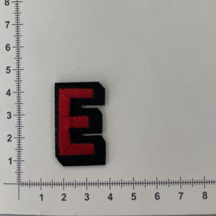 Prisiuvama Termoaplikacija Raidė E