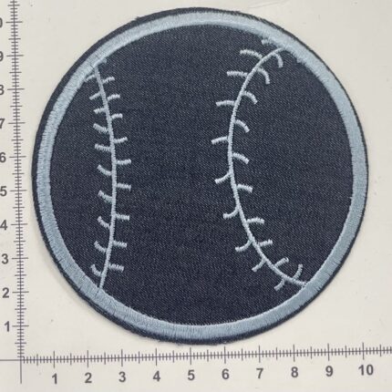 Prisiuvama Termoaplikacija Teniso Žydras kamuolys