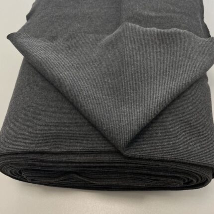 Plonesnis rib trikotažas Graphite