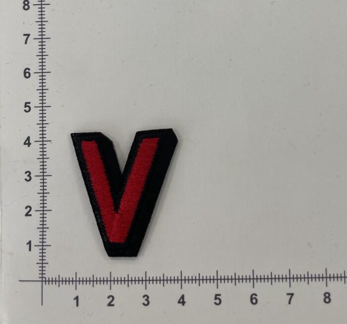 Prisiuvama Termoaplikacija Raidė V
