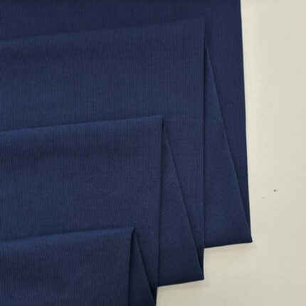 Vidutinis rib trikotažas MEDIEVAL BLUE — trikotažas | Trys Pelėdos