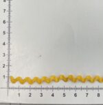 Dekoratyvinė ZIG ZAG juostelė, 3 mm geltona (2 nuotr.) — siuvimo juostelė | Trys Pelėdos
