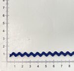 Dekoratyvinė ZIG ZAG juostelė, 3 mm mėlyna (2 nuotr.) — siuvimo juostelė | Trys Pelėdos