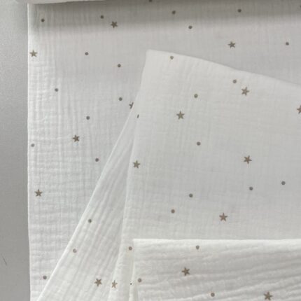 Medvilninis double gauze muslinas Sweet dreams 020